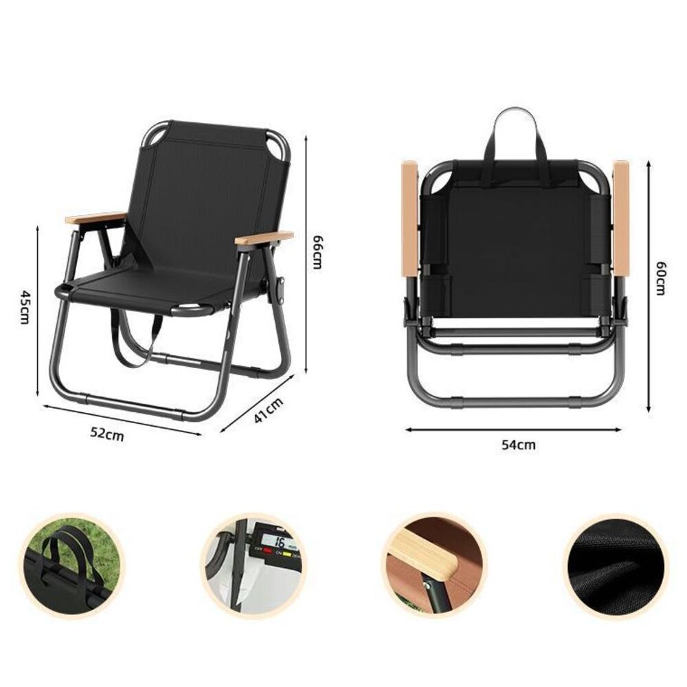 Outdoor Folding Table and Chair Folding Chair Foldable Camping Portable Chair Picnic Ultra-light Mitt Fishing Beach Chair