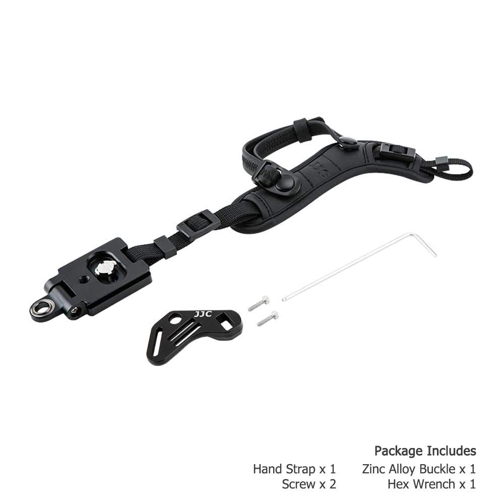 JJC Wrist Strap for Nikon Z Fujifilm Sony A6000 Black Fc, Z50, Z5, X-T50, X-S10, X100V, X-Pro3, X-Pro2, X-T4, X-T3, X-T2, X-T30, X-T20, X100F, ZV-E10,