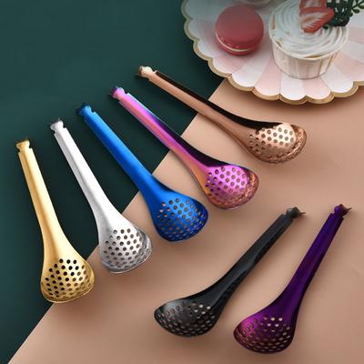 1Pc Stainless Steel Kitchen Spoon With Holes Cuisine Caviar Builder Roe Sauce Strainer Spoon Durable Kitchen Cooking Gadgets