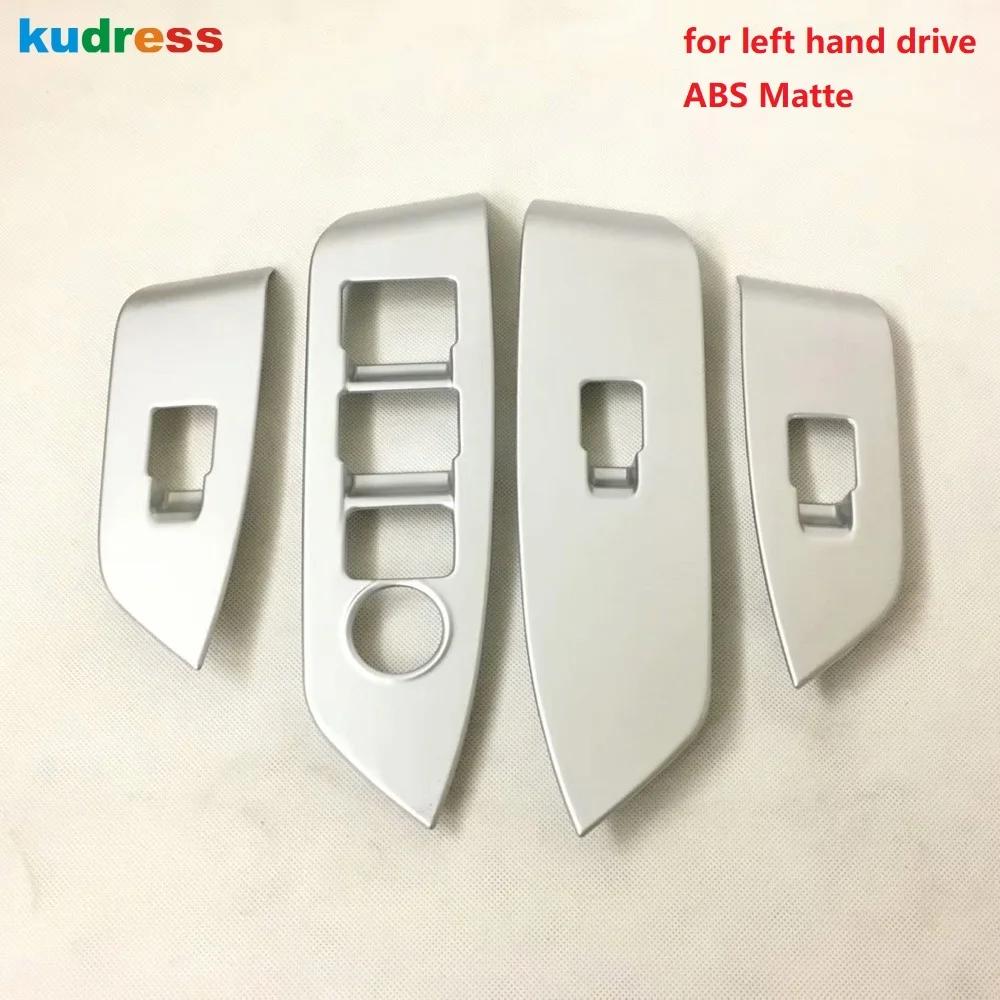 For Mazda CX-5 KF CX-8 2017-2024 2025 Carbon Car Door Armrest Window Lift Switch Button Panel Cover Trim Interior Accessories