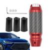 Carbon Fiber Gear Lever Shifter, Automatic Carbon Fiber Shift Knob | Ergonomic Shift Boot