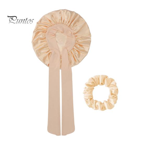 

Женская ночная шапочка из атласа с регулируемой эластичной резинкой для защиты волос, для купания, макияжа, упражнений, шапочка для сна, ночная шапочка для душа хаки