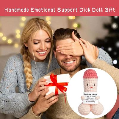 Mini Positive Dick Crochet Gift Pickle Card Doll Positive Positive Gift with N9E0