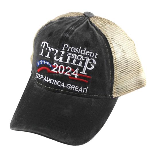 45 47 Trump Hat 2024, Casquette Américaine Brodée Trump Was Right About Everything, Cadeau Trump Pour Homme Et Femme, Trump Hat-usa-black, Taille Unique