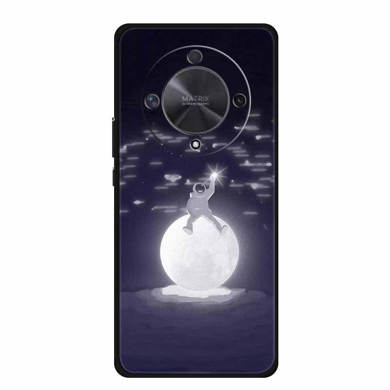 Gift Phone Cases for Honor X9a TPU Soft Silicone Back Cover for Huawei Honor X9 X 9A Funda Honor X9b X 9 a b Coque Spaceman Moon