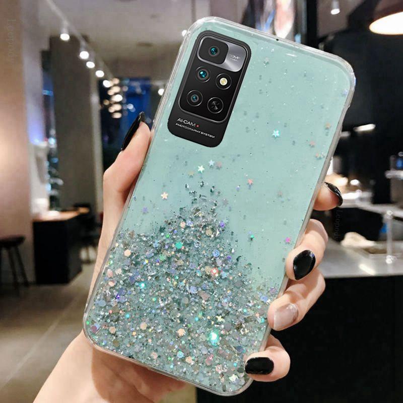 Bling Glitter Phone Case For Xiaomi Redmi Note 11 Pro 11s Global Phone Cover for Xiomi Red Mi Note11 11pro Protective Back Case