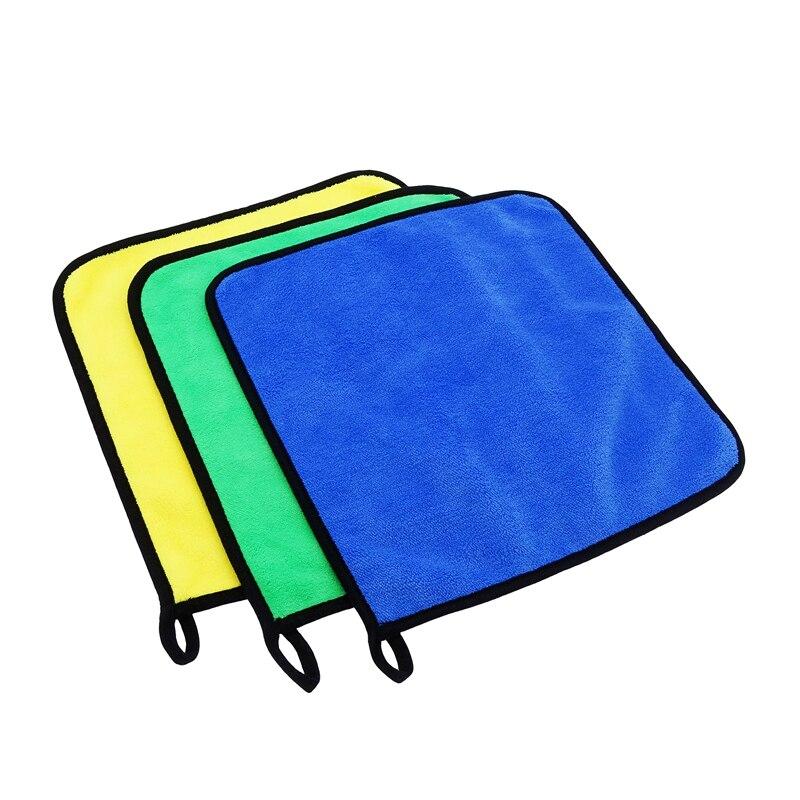 1 buc prosop îngroșat pentru spălat mașină, microfibră extra moale, cârpă de catifea coral, prosop de curățare auto cu două fețe pentru întreținerea auto