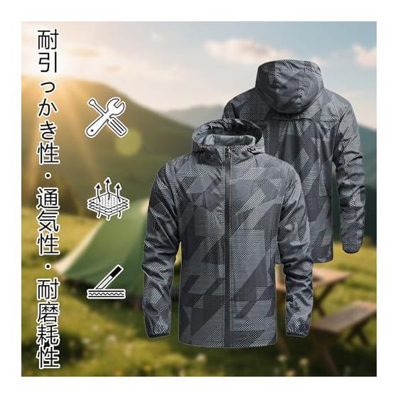 [Stabbon] Men's Windbreaker, Waterproof, Lightweight, Sports Jacket, Spring, Autumn, Winter, Outerwear, Casual, Mountain Parka, Outdoor, Outerwear,