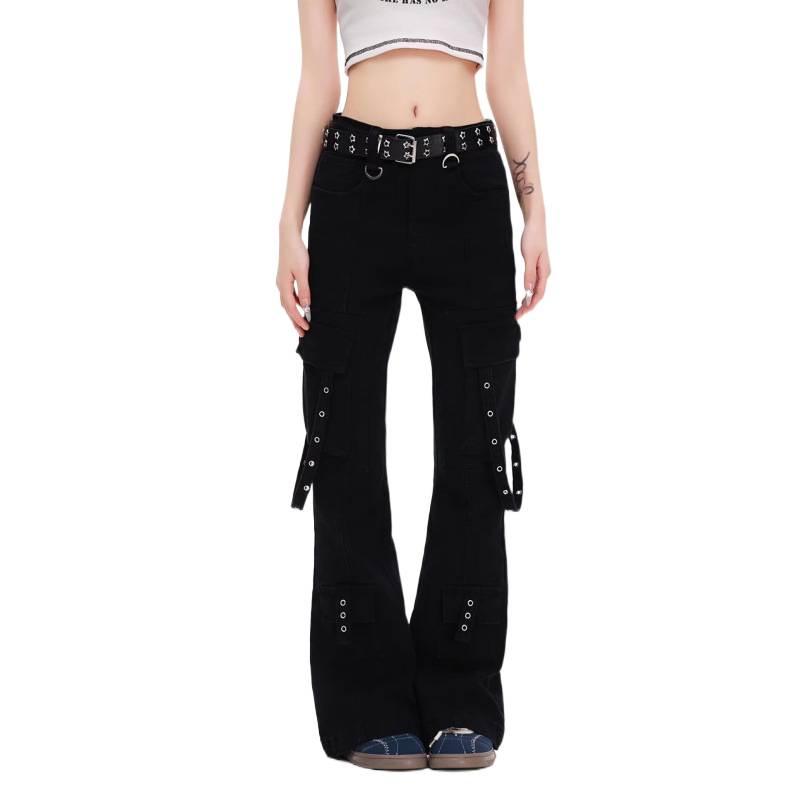 Jeans Versatili Stile Harajuku Giapponese - Pantaloni Lunghi alla Moda, Artistici, Unisex