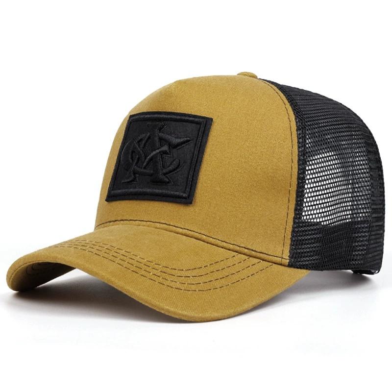 Fashion Unisex CA Letter Embroidery Hip-Hop Hats Spring and Autumn Outdoor Adjustable Casual Baseball Caps Sunscreen Hat