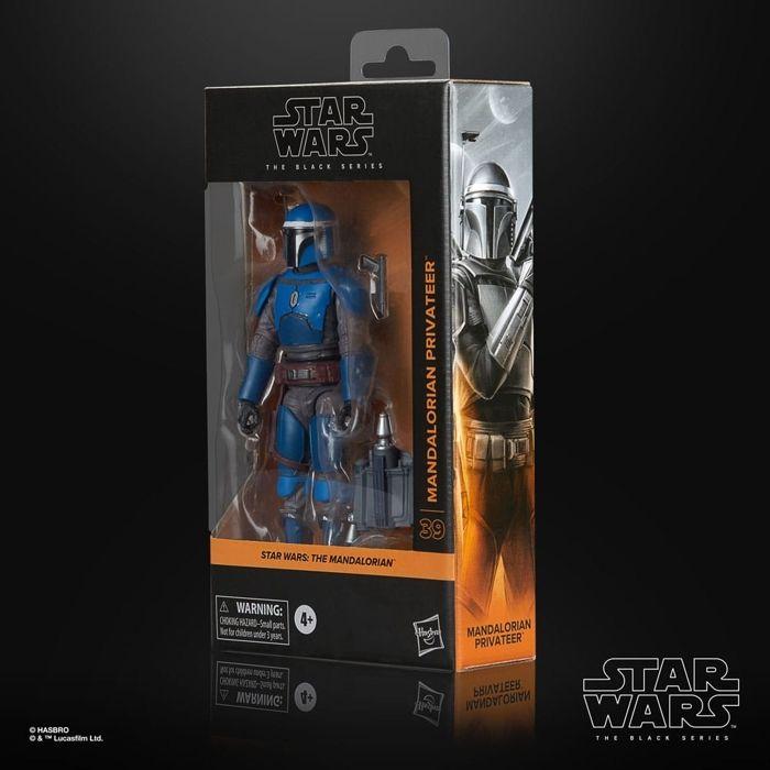 Figurine de collection - star wars - mandalorian privateer - 15 cm - articulations premium - accessoires inclus
