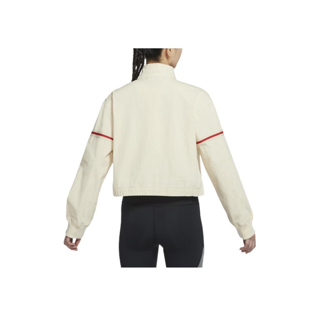 Jordan Flight Solid Woven Jacket Autumn Women jackets Beach-Light-Yellow DQ4626-234