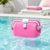 Floating Swim Bag for Pool Silicone Beach Crossbody Bag, Foldable Waterproof Portable Storage Pouch Leakproof Large Capacity Handheld And Swimming