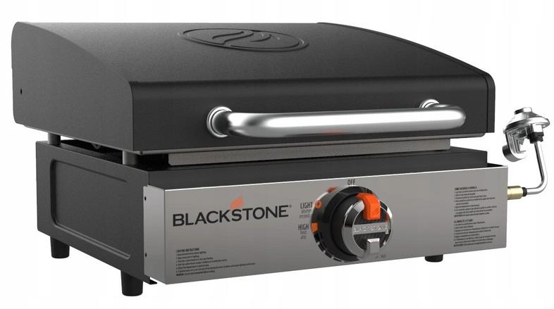 Grătar pe gaz BLACKSTONE 2143 EU, Negru-Argintiu