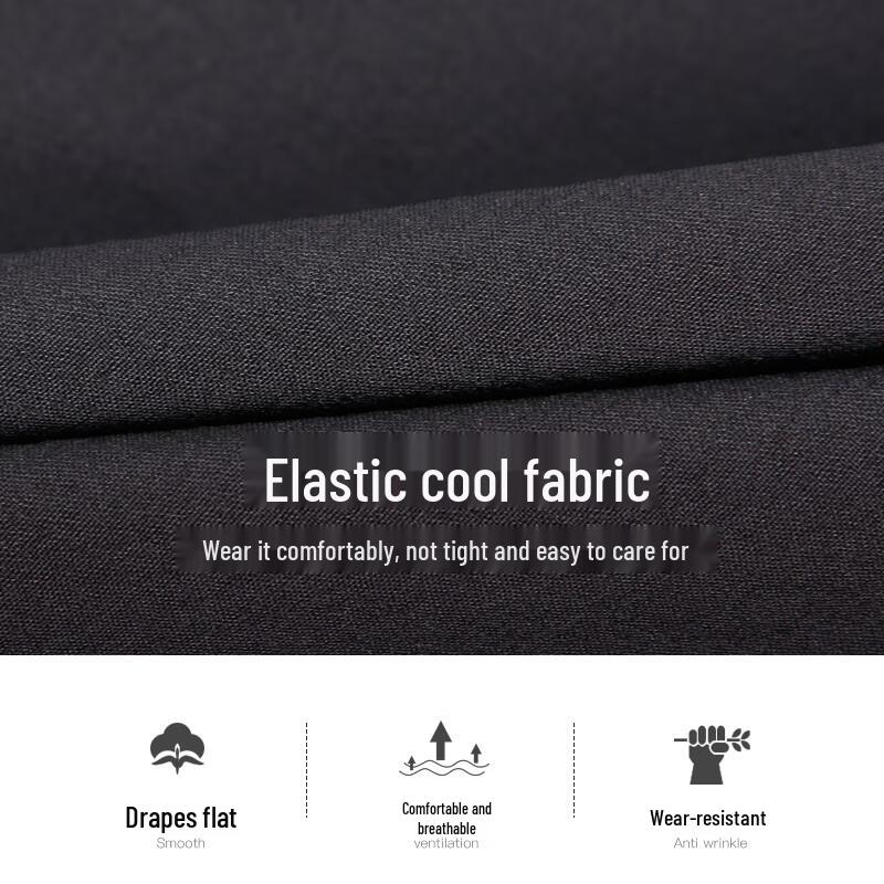 Men's Casual Straight-Leg Trousers