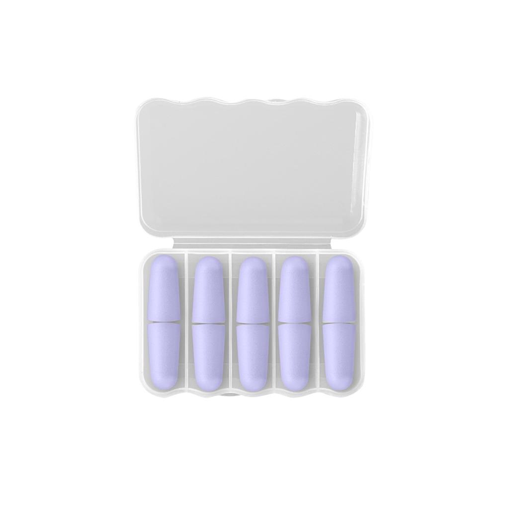 Noise Reduction Sleep Earplugs - Soft Foam, Reusable, Comfortable Ear Plugs for Travel, Study, and Rest