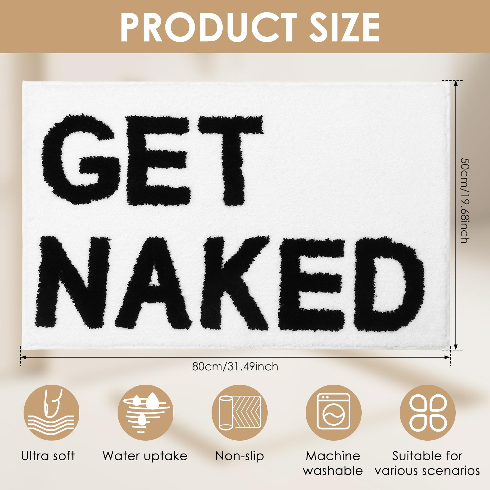 

Bath Mat Polyester Absorbent Floor Mat 50x80 CM Funny Bathroom Rug Comfortable Anti Slip Shower Door Mat for Home Decoration