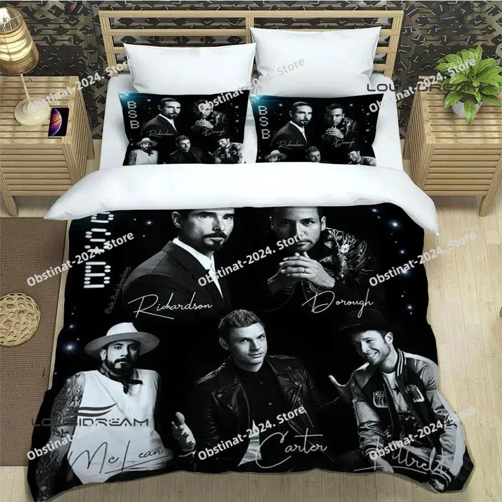 3D BSB Band Backstreet Boys Bettwäsche-Sets exquisites Bettenzubehör-Set Bettbezug Bettdecke-Set Bettwäsche Luxus Geburtstagsgeschenk