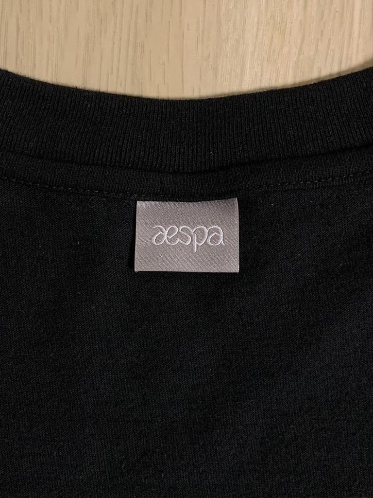 [USED] aespa Savage symbol mark official T-shirt rare merch