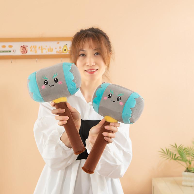 Plush Hammer Toy Soft Stress Relief Toy For Kids And Adults
