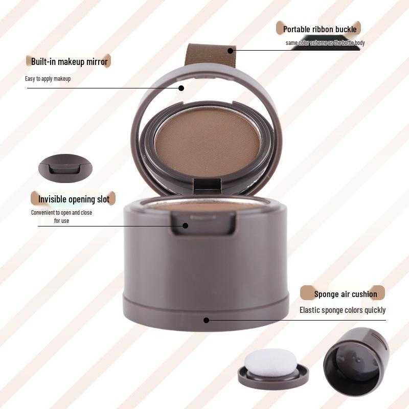 Neutral No-Logo Hairline Contouring Shadow Powder – Waterproof & Sweatproof Hair Filler