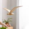 Hand Carved Wooden Seagull Hanging Wind Chime Aerial Pendant Flying Seagull Home Decor Window   Nursery Children's Room Hanging