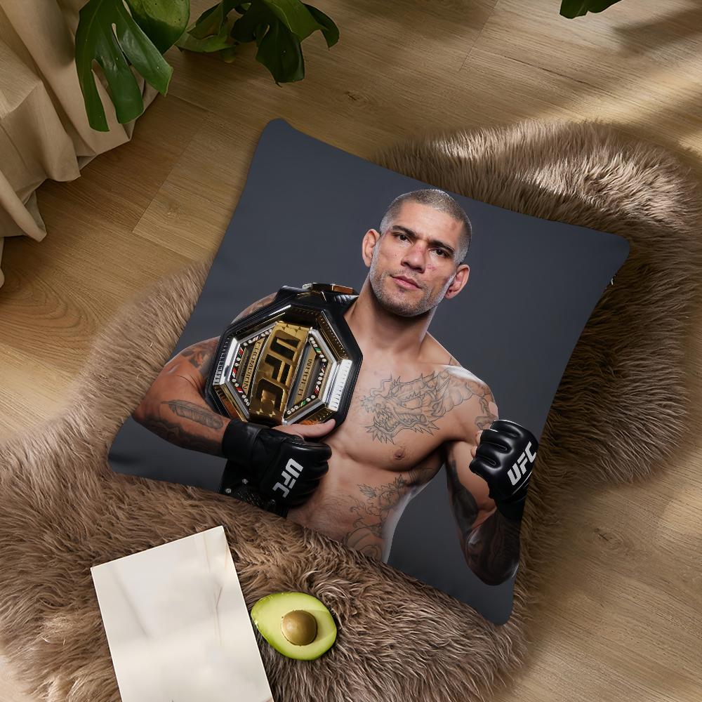 Athlet U-UFC-C Kämpfer A-Alex P-Pereira Poatan Wohnzimmer Kopfteil Büro Kissen Schlafzimmer Kissen Sofa Nickerchen Kissenbezug