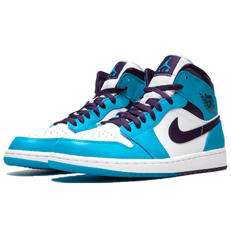 Jordan 1 Mid Hornets Jordan 554724-415