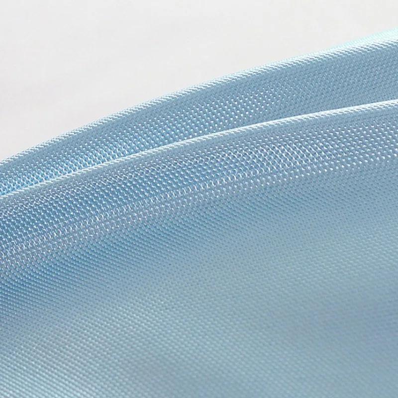 60/80/100/120cm Cervical Neck Pillow Long Body Pillow Headrest Pillowslip  Ice Silk Solid Color Cylindrical with Core Removable