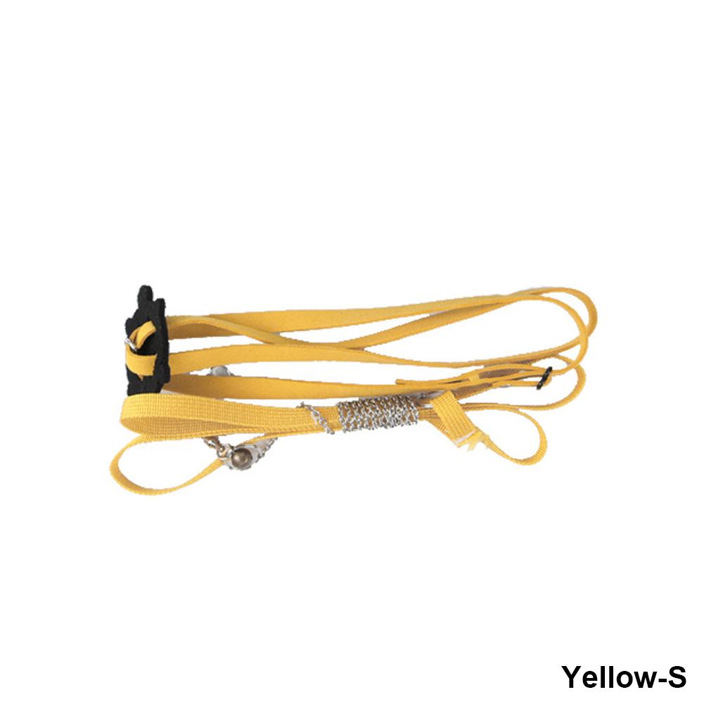 

Черепаховый поводок, износостойкий регулируемый размер, безопасный тяговый ремень, ремень для черепахи, принадлежности для черепах, домашних животных S жёлтый