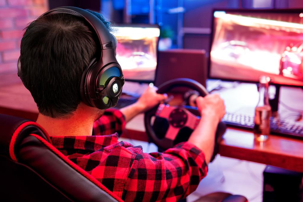 Kruger&Matz RGB Gaming Headphones Microphone