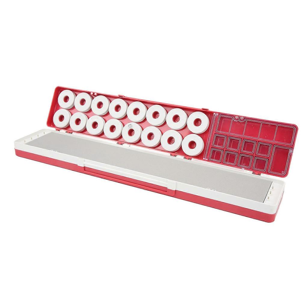 Nimomo Fishing Floats Box 3 Layers 3 in 1 Fish Float Storage Box Fishing Tackle Accessories for Outdoor Fishing(red)