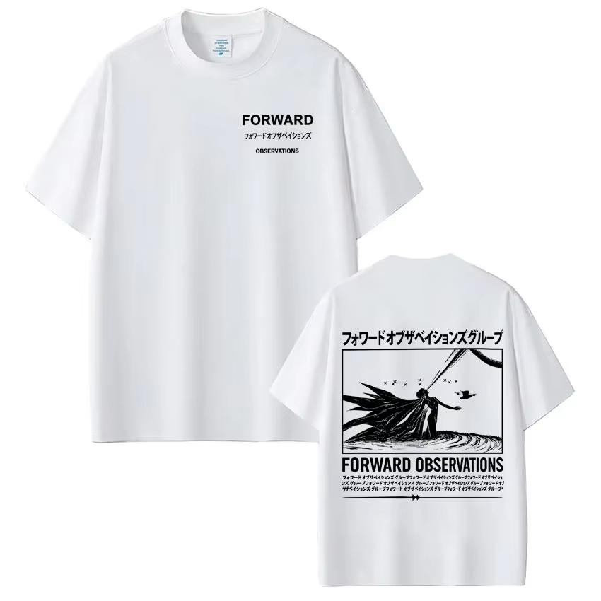 Forward Observations Group Skeleton T-shirt Men Women Fashion Vintage T Shirts Oversized Casual T-shirt