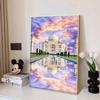 5D Castle Panoramic Full Diamond Painting Painting Set, DIY Rhinestone Cross Stitch Craft Decoration Home Wall Ornaments Gifts