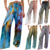 Women's Casual Pants Loose Soft Color Wide Leg Long Pants High Waist Straight Leg Pants