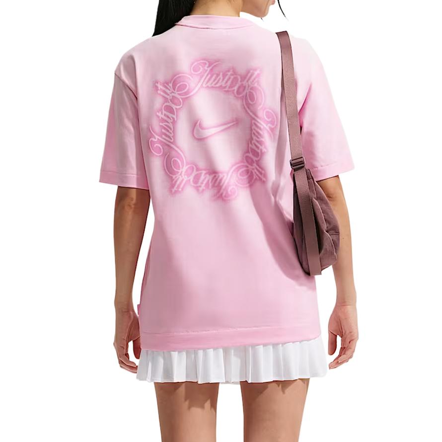 Nike Sportswear Cotton Casual Comfortable Drop Shoulder T-Shirt Women tops IO3526-663