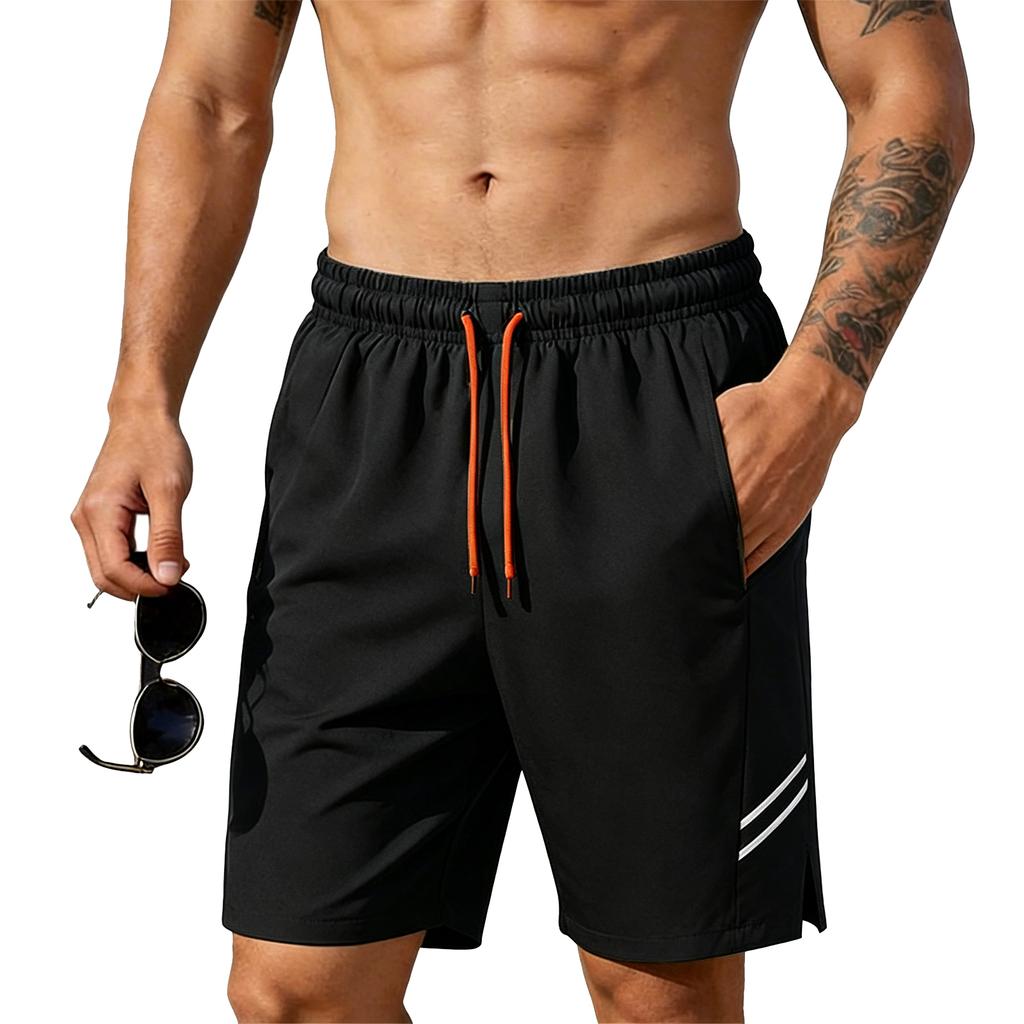 Couple's Sunscreen Shorts Running Sports Loose Beach Pants
