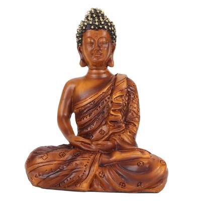 Statua di Buddha Buona Fortuna Ricchezza Vibrazioni Pacifiche Meditazione Zen Statuette di Buddha Decorazioni di Buddha per