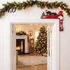 Indoor Holiday Door Sign Christmas Wooden Corner Decor, Festive Gnome/Gingerbread House/Letter Frame Sign, No Unique Gift Idea Drill Topper