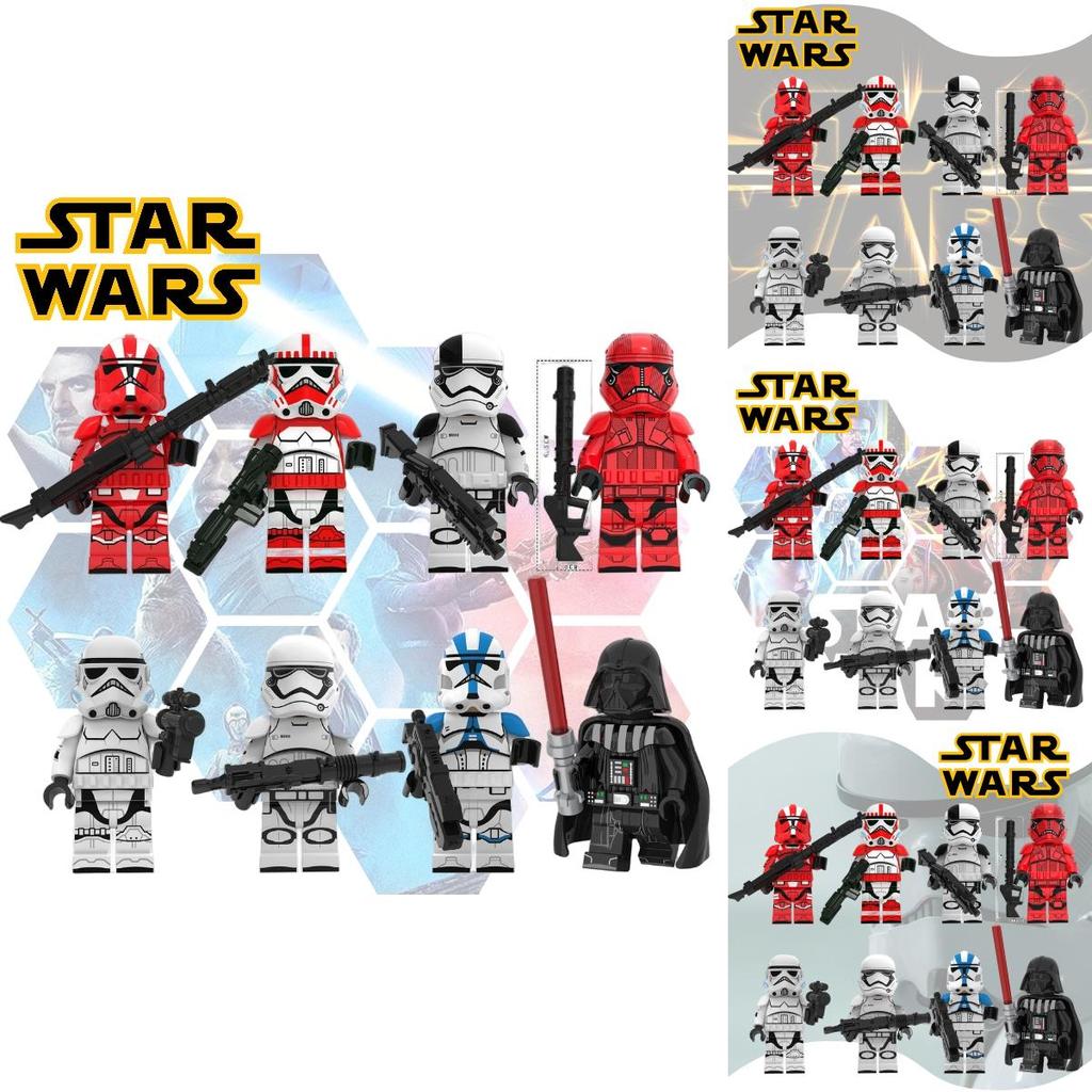 High-quality Star Wars Legion Puzzle Building Blocks Toy Xp262-269 Abs Plastic Diy Non-electric Export Type