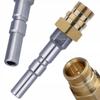 Adapter KEW D12 / Easy!Lock M22 – Wtyk Szybkozłącza Do Myjek Ciśnieniowych | Mosiądz + Stal | Kompatybilny Z Kranzle I Nilfisk