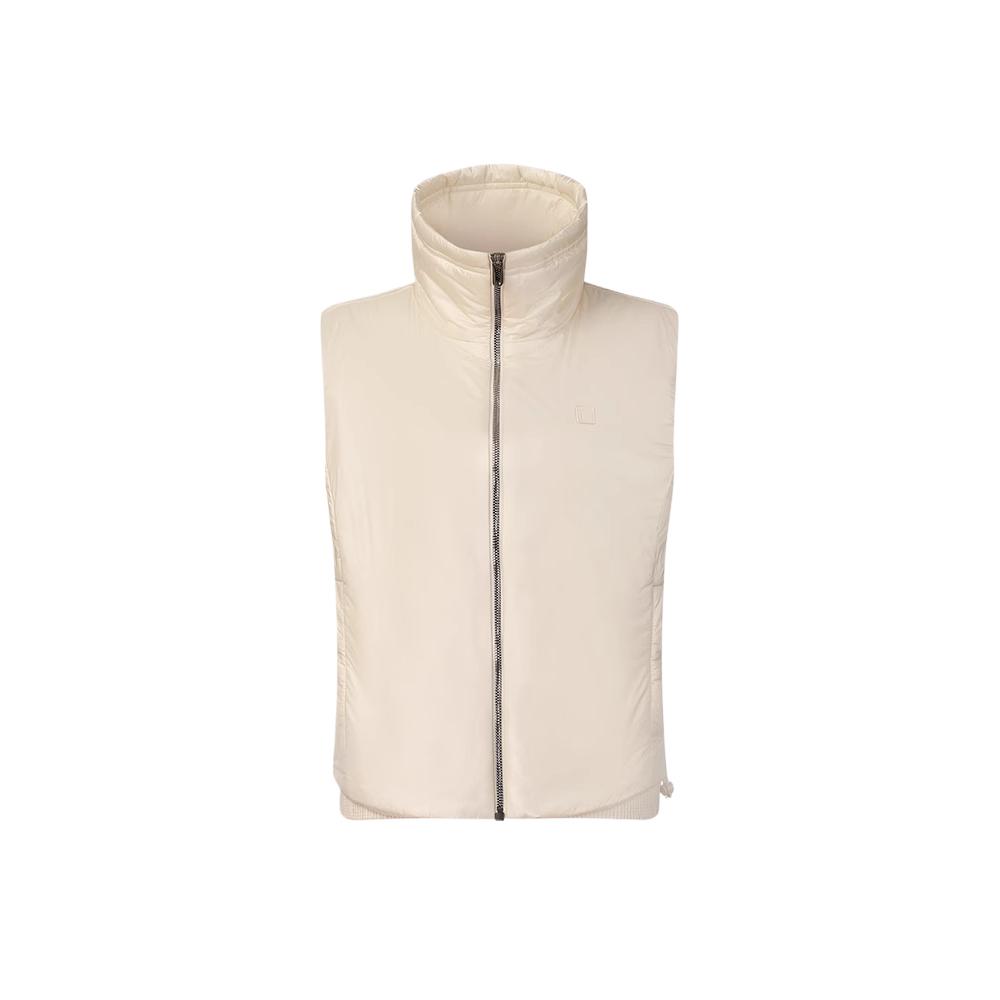 New FILA Vest Women's Brown Beige Khaki A11W515905F-LK