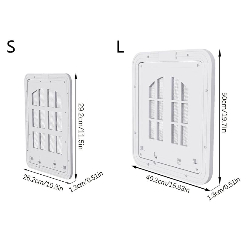 Dog Screen Door Catsscreen Door Pet Screen Door Flap Opening Dog Door For Screen Door Magnetic Self-Closing Screen Door For Dogs