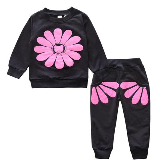 

1T 2T 3T 4T Kids Baby Girl Outfits Set Long Sleeve Sweatshirts Tops Pants Outfits Clothing Christmas Gifts 110 cm