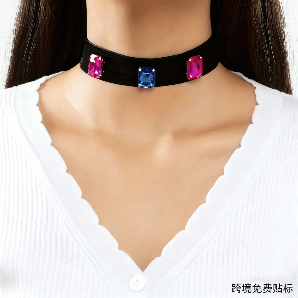 Black Rock Punk Dark Street Shoot Women's Fashion Collar for Partying