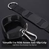 Pull-up Bar Strap with Rubber Pad Anti-Slip Hanging Carabiner for