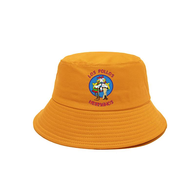 Los Pollos HerUnisexos Bucket Hats New Outdoor Cotton Panama Hat Summer Cool Sun Caps Bob Hat