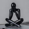 Denker Abstracte Standbeelden Sculpturen Figuur Woonkamer Huisdecoratie Bureau Ornamenten