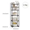 6 Tier Metal Storage Shelf Multi-Function Storage Rack Shelving Unit Pantry Shelves for Kitchen Bathroom Laundry