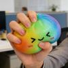 Colorful Cartoon Buns Anti Anxiety Toy Simulation Food Squishes Squeezable Toys Low Rebound Anxiety-relieving Toy